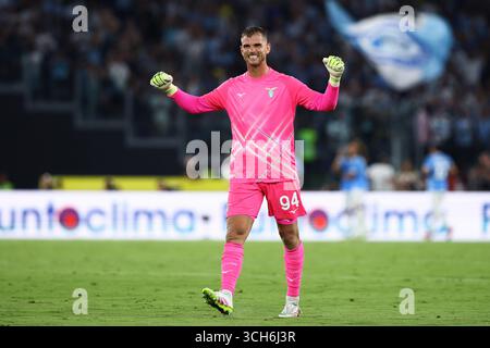 Rome, Italie. 31 août 2025. Ivan Provedel gardien du Lazio lors du championnat italien Serie A match de football entre le SS Lazio et l'Hellas Vérone le 31 août 2025 au Stadio Olimpico à Rome, Italie. Crédit : Federico Proietti / Alamy Live News Banque D'Images