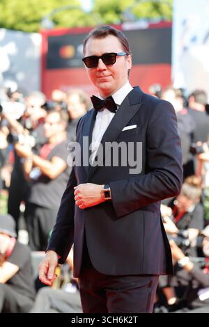 Venise, Italien. 31 août 2025. Paul Dano assiste à la première de 'le Magicien du Kremlin' lors du 82e Festival international du film de Venise au Palazzo del Cinema sur le Lido à Venise, Italie, le 31 août 2025. Crédit : dpa/Alamy Live News Banque D'Images