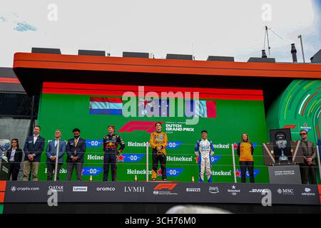 Zandvoort, Rieti, Nederlands. 31 août 2025. Podium le vendredi, jour2, du Grand Prix des pays-Bas Heineken de formule 1 2025, Zandvoort, Nederlands, du 28 au 31 août - Round 15 du 24 du Championnat du monde F1 2025 (crédit image : © Alessio de Marco/ZUMA Press Wire) USAGE ÉDITORIAL SEULEMENT ! Non destiné à UN USAGE commercial ! Crédit : ZUMA Press, Inc/Alamy Live News Banque D'Images