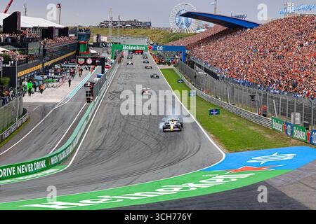 Zandvoort, Rieti, Nederlands. 31 août 2025. Départ de la course vendredi, jour2, du Grand Prix des pays-Bas Heineken 2025 de formule 1, Zandvoort, les Nederlands, du 28 au 31 août - Round 15 du 24 du Championnat du monde F1 2025 (crédit image : © Alessio de Marco/ZUMA Press Wire) USAGE ÉDITORIAL SEULEMENT ! Non destiné à UN USAGE commercial ! Crédit : ZUMA Press, Inc/Alamy Live News Banque D'Images