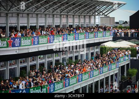 Pays-Bas, pays-Bas. 01 Sep, 2025. Vue du General Paddock Club, lors du GP néerlandais, Zandvoort 28-31 août 2025. Championnat du monde de formule 1 2025. Crédit : Agence photo indépendante/Alamy Live News Banque D'Images