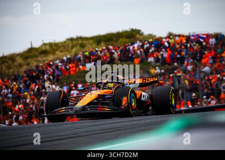 81 Oscar Piastri, (AUS) McLaren Mercedes MCL39, lors du GP néerlandais, Zandvoort 28-31 août 2025. Championnat du monde de formule 1 2025. Banque D'Images