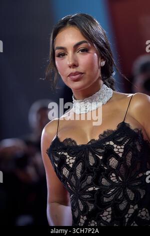 Venezia, Italien. 31 août 2025. VENISE, ITALIE - AOÛT 31 : Georgina Rodriguez assiste à la séance photo du Prix de Venise en Italie lors du 82e Festival international du film de Venise, le 31 août 2025 à Venise, Italie crédit : dpa/Alamy Live News Banque D'Images