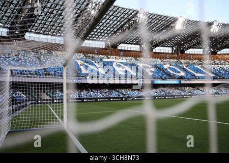 Napoli, Italie. 01 Sep, 2025. Stade Maradona pendant le match de football Serie A entre Napoli et Cagliari au stade Diego Armando Maradona à Naples, dans le sud de l'italie - samedi 30 août 2025. Sport - Soccer . (Photo de Alessandro Garofalo/LaPresse) crédit : LaPresse/Alamy Live News Banque D'Images