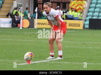 Northampton, Royaume-Uni. 31 août 2025. Lors de la Coupe du monde de rugby féminin 2025 Pool C match entre l'Irlande contre l'Espagne au Franklin's Gardens, Northampton le 31 août 2025 crédit : action Foto Sport/Alamy Live News Banque D'Images