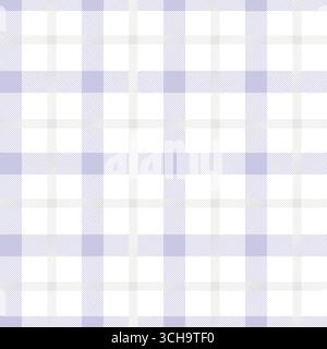 Motif écossais sans couture. Fond écossais traditionnel à carreaux. Couleurs pastel violet et crème Fashion textile Design. Illustration de Vecteur