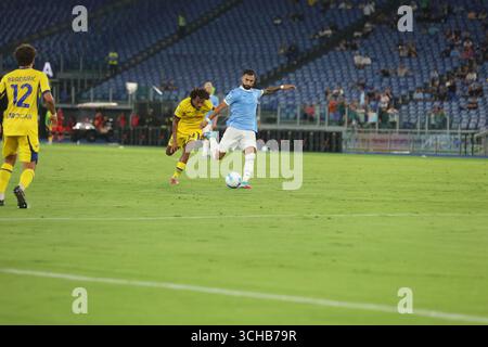 ROME ITALIE AOÛT 31 2025 ITALIE SERIE A :LAZIO-HELLAS VÉRONE au Stadio Olimpico de Rome, match entre Lazio et Hellas Vérone pour l'Italien Serie A 2025 Banque D'Images