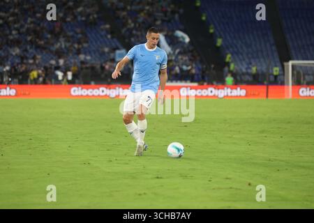 ROME ITALIE AOÛT 31 2025 ITALIE SERIE A :LAZIO-HELLAS VÉRONE au Stadio Olimpico de Rome, match entre Lazio et Hellas Vérone pour l'Italien Serie A 2025 Banque D'Images