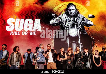AMSTERDAM – le casting de la première de SUGA : Ride or Die. La série criminelle néerlandaise est diffusée sur Amazon Prime Video. ANP RAMON VAN FLYMEN pays-bas OUT - belgique OUT Banque D'Images