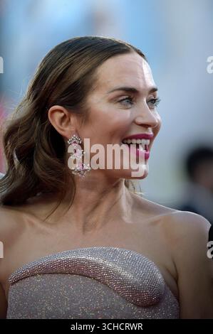 Venezia, Italie. 01 Sep, 2025. Emily Blunt assiste à la séance photo 'The Smashing machine' lors du 82ème Festival International du film de Venise le lundi 1er septembre 2025 à Venise, Italie. Photo de Rocco Spaziani/UPI crédit : UPI/Alamy Live News Banque D'Images