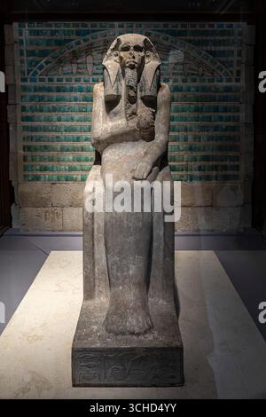Musée égyptien (musée du Caire), assis Ka-statue du roi Djéser, de Saqqara (complexe pyramidal de Djéser), le Caire, Egypte, Afrique du Nord, Afrique Banque D'Images