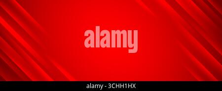 Fond de ligne rouge brillant. Fond d'écran à rayures diagonales abstraites. Fond de strie de néon incliné Ruby pour bannière, affiche, brochures, flyers, livret, présentation. Vecteur Illustration de Vecteur