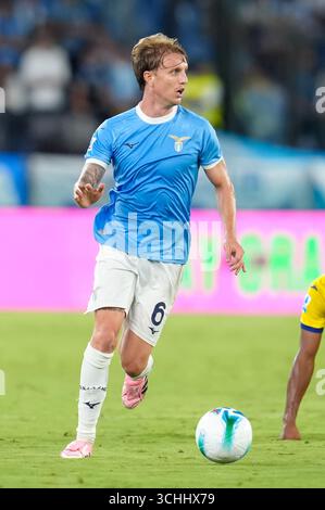 Rome, Italie. 31 août 2025. Nicolo Rovella de SS Lazio lors de la série Serie A Enilive match entre SS Lazio et Hellas Verona FC à Olimpico le 31 août 2025 à Rome, Italie crédit : Giuseppe Maffia/Alamy Live News Banque D'Images