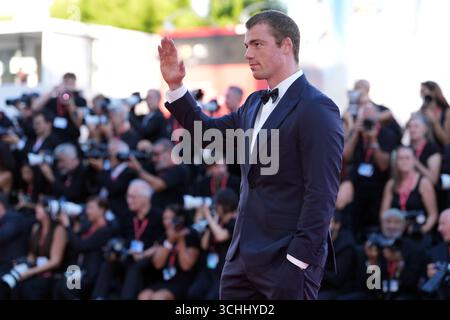 Venezia, Italie. 02 septembre 2025. Gabriel Basso assiste au tapis rouge 'A House of Dynamite' lors du 82e Festival international du film de Venise à Venise, Italie - 2 septembre 2025 (photo de Gian Mattia D'Alberto/Lapresse) crédit : LaPresse/Alamy Live News Banque D'Images