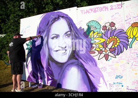 Doug Hyde, Street Artist chez Flackstock, 2025 Banque D'Images