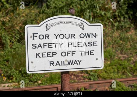 giants causeway et bushmills railway portballintrae causeway coast county antrim northern ireland uk Banque D'Images