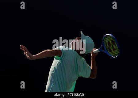 Queens, États-Unis. 01 Sep, 2025. Queens, New York. 01 Sep 2025 : jumelage en double de Cruz Hewitt (AUS) et Nicolas Arseneault (CAN) lors de l'US Open 2025. Crédit : Corleve/Alamy Live News Banque D'Images