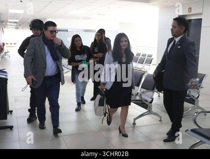 AUDIENCE DE VILLAVICENCIO 02 septembre 2025 Amanda et Tamia Villavicencio ont assisté à l'audience de mise en accusation dans l'affaire Villavicencio au complexe judiciaire QUITO PICHINCHA ECUADOR CLJ AUDIENCIACASOVILLAVICENCIO 0723183f200f82a5adfe82d36b9e6779 Copyright : xHENRYxLAPOx Banque D'Images