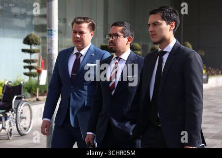 AUDIENCE DE VILLAVICENCIO 02 septembre 2025 avocats ont assisté à l'audience de mise en accusation dans l'affaire Villavicencio au complexe judiciaire QUITO PICHINCHA ECUADOR CLJ AUDIENCIACASOVILLAVICENCIO 231f71d7899e0f46f26fd126973808 Copyright : xHENRYxLAPOx Banque D'Images