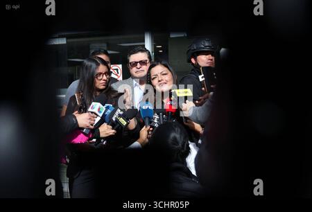 AUDIENCE DE VILLAVICENCIO 02 septembre 2025 Amanda et Tamia Villavicencio ont assisté à l'audience de mise en accusation dans l'affaire Villavicencio au complexe judiciaire QUITO PICHINCHA ECUADOR CLJ AUDIENCIACASOVILLAVICENCIO a3c3ac3c1f7a07532fd93f12486441af Copyright : xHENRYxLAPOx Banque D'Images