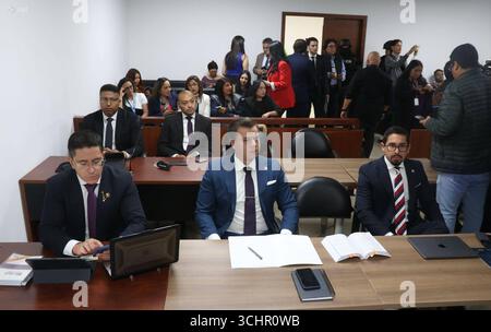 AUDIENCE DE VILLAVICENCIO 02 septembre 2025 Amanda et Tamia Villavicencio ont assisté à l'audience de mise en accusation dans l'affaire Villavicencio au complexe judiciaire QUITO PICHINCHA ECUADOR CLJ AUDIENCIACASOVILLAVICENCIO 2a63fe5295499567eb2796a864ad8b84 Copyright : xHENRYxLAPOx Banque D'Images