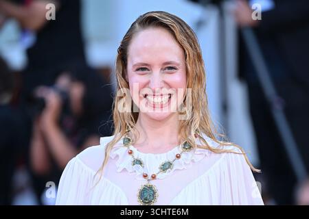 Venise, Italie. 03 septembre 2025. Fanni Wrochna assiste à la première Duse dans le cadre du 82ème Festival International du film de Venise au Lido de Venise, Italie, le 03 septembre 2025. Photo par Aurore Marechal/ABACAPRESS.COM crédit : Abaca Press/Alamy Live News Banque D'Images