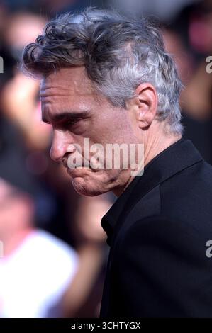 Venise, Italie. 03 septembre 2025. Joaquin Phoenix assiste au tapis rouge 'la voix de Hind Rajab' lors du 82ème Festival International du film de Venise à Venise, Italie, le mercredi 03 septembre 2025 à Venise, Italie. Photo de Rocco Spaziani/UPI crédit : UPI/Alamy Live News Banque D'Images