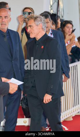 Venise, Italie. 03 septembre 2025. 82e Festival du film de Venise à Venise, Italie, le 3 septembre 2025. Joaquin Phoenix, première de ' The Voice of Hind Rajab ' - 20250102 PD9307 crédit : APA-PictureDesk/Alamy Live News Banque D'Images
