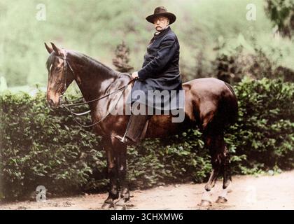 Otto Eduard Leopold von Bismarck - coloration ultérieure Banque D'Images