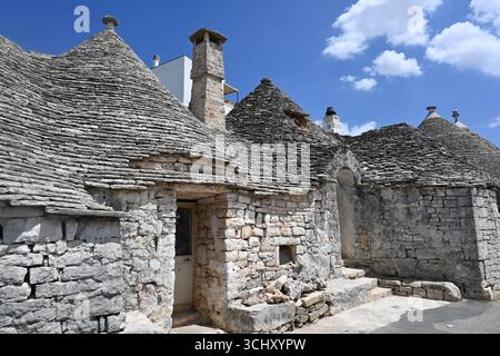 Europe sud de l'Italie Pouilles Alberobello (partie 3) Banque D'Images