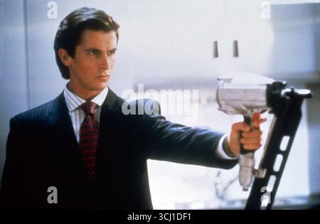 American Psycho année : 2000 USA réalisé par Mary Harron Christian Bale Banque D'Images