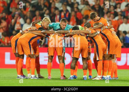 Rotterdam, pays-Bas. 04th Sep, 2025. ROTTERDAM, PAYS-BAS - 4 SEPTEMBRE : caucus des pays-Bas lors du match de qualification de la Coupe du monde de l'UEFA entre les pays-Bas et la Pologne au Stadion Feijenoord le 4 septembre 2025 à Rotterdam, pays-Bas. (Photo de Hans van der Valk/Orange Pictures) crédit : Orange pics BV/Alamy Live News Banque D'Images