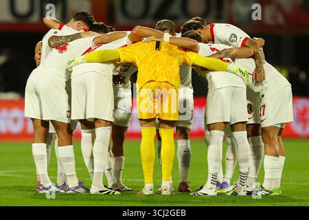 Rotterdam, pays-Bas. 04th Sep, 2025. ROTTERDAM, PAYS-BAS - 4 SEPTEMBRE : caucus de la Pologne lors du match de qualification pour la Coupe du monde de l'UEFA entre les pays-Bas et la Pologne au Stadion Feijenoord le 4 septembre 2025 à Rotterdam, pays-Bas. (Photo de Hans van der Valk/Orange Pictures) crédit : Orange pics BV/Alamy Live News Banque D'Images