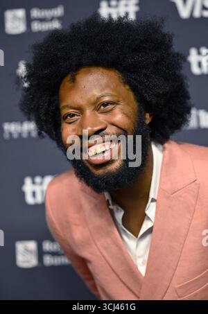 Toronto, Canada. 04th Sep, 2025. Jeremy O. Harris assiste à la première mondiale de 'Erupcja' le jour de l'ouverture du Festival international du film de Toronto au TIFF Lightbox à Toronto, Canada, le jeudi 4 septembre 2025. Le festival célèbre cette année sa 50e édition et présentera 291 films du monde entier. Photo de Chris Chew/UPI crédit : UPI/Alamy Live News Banque D'Images