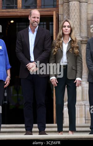 Londres. ROYAUME-UNI. 04 sept. 2025. Catherine, princesse de Galles et Guillaume, prince de Galles visitent le Musée d'histoire naturelle de South Kensington, Londres. Crédit : Dinendra Haria/Alamy Live News Banque D'Images