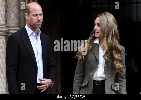 Londres. ROYAUME-UNI. 04 sept. 2025. Catherine, princesse de Galles et Guillaume, prince de Galles visitent le Musée d'histoire naturelle de South Kensington, Londres. Crédit : Dinendra Haria/Alamy Live News Banque D'Images