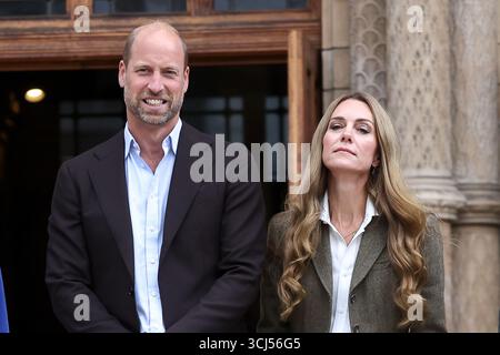 Londres. ROYAUME-UNI. 04 sept. 2025. Catherine, princesse de Galles et Guillaume, prince de Galles visitent le Musée d'histoire naturelle de South Kensington, Londres. Crédit : Dinendra Haria/Alamy Live News Banque D'Images
