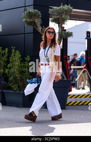 Monza, Italie. 05th Sep, 2025. La maman de Kimi Antonelli Veronica Antonelli vue dans le paddock du Grand Prix d'Italie de formule 1 2025. Crédit : SOPA images Limited/Alamy Live News Banque D'Images