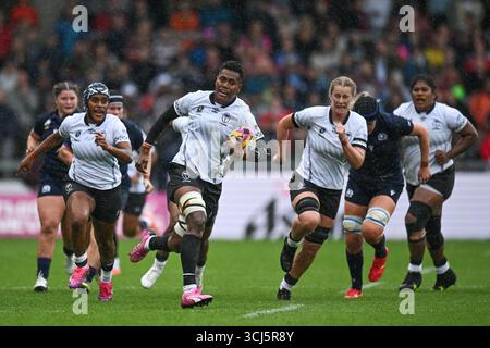 Écosse - Coupe du monde féminine de rugby Fiji - Round 2 Sam 30 août 2025 Salford Community Stadium, Manchester, Angleterre ©ReplayImages/Mike Jones Banque D'Images