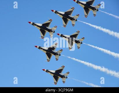 2025 Cleveland Air Show USA Air Force Thunderbirds Banque D'Images