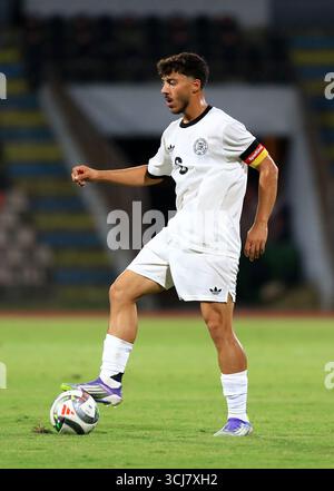 Elbasan, Albanie. 05th Sep, 2025. Football, U21 hommes : matches internationaux, Albanie - Allemagne : Umut Tohumcu (Allemagne). Crédit : Nderim Kaceli/dpa/Alamy Live News Banque D'Images