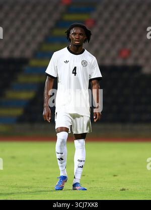 Elbasan, Albanie. 05th Sep, 2025. Football, U21 hommes : matches internationaux, Albanie - Allemagne : Hendry Blank (Allemagne). Crédit : Nderim Kaceli/dpa/Alamy Live News Banque D'Images