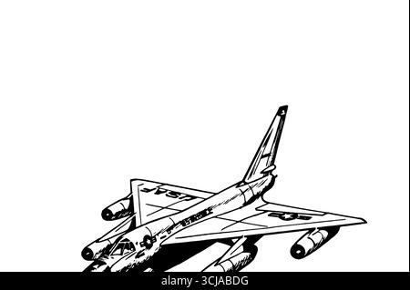 chasseur aérien de tombola Illustration de Vecteur