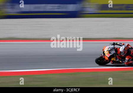 Sabadell, Barcelone, Espagne. 6 septembre 2025. Montmelo Espagne 06 septembre 2025 Pedro Acosta (37 ESP KTM) lors de la course de sprint au Grand Prix MotoGP de Catalogne 2025 à Montmelo Espagne le 06 septembre 2025 (image crédit : © Xavi Urgeles/ZUMA Press Wire) USAGE ÉDITORIAL SEULEMENT ! Non destiné à UN USAGE commercial ! Crédit : ZUMA Press, Inc/Alamy Live News Banque D'Images