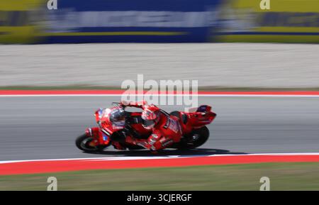 Sabadell, Barcelone, Espagne. 6 septembre 2025. Montmelo Espagne 06 septembre 2025 Marc Marquez (93 ESP Ducati) lors de la course de sprint au Grand Prix MotoGP de Catalogne 2025 à Montmelo Espagne le 06 septembre 2025 (image crédit : © Xavi Urgeles/ZUMA Press Wire) USAGE ÉDITORIAL SEULEMENT ! Non destiné à UN USAGE commercial ! Crédit : ZUMA Press, Inc/Alamy Live News Banque D'Images