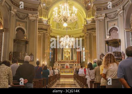Milan, Italie. 07 septembre 2025. Milano, 7 agosto, Chiesa Parrocchiale di Santa Maria Segreta in occasione della santificazione di Carlo Acurtis crédit : LaPresse/Alamy Live News Banque D'Images