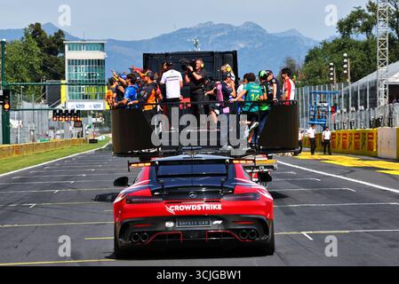 Monza, Italie. 07 septembre 2025. Défilé des conducteurs. 07.09.2025. Championnat du monde de formule 1, Rd 16, Grand Prix d'Italie, Monza, Italie, jour de la course. Le crédit photo devrait se lire : XPB/Alamy Live News. Banque D'Images