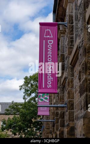Dovecot Studios est un studio de tapisserie qui organise également des expositions et des événements au cœur d'Édimbourg, en Écosse, au Royaume-Uni Banque D'Images