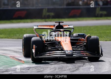 Monza, Italie. 07 septembre 2025. Oscar Piastri au volant de McLaren MCL39 lors du Grand Prix de F1 d'Italie à l'Autodromo Nazionale Monza le 07 septembre 2025 à Monza, en Italie. (Photo de Richard Callis/Sports Press photo ) crédit : SPP Sport Press photo. /Alamy Live News Banque D'Images