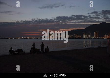 Hong Kong, RAS de Hong Kong, Chine. 6 septembre 2025. Coucher de soleil à Hong Kong Gold Coast de Tuen Mun le 06 septembre 2025 à Hong Kong. (Crédit image : © Calvin Ng/Nexpher images via ZUMA Press Wire) USAGE ÉDITORIAL SEULEMENT ! Non destiné à UN USAGE commercial ! Banque D'Images